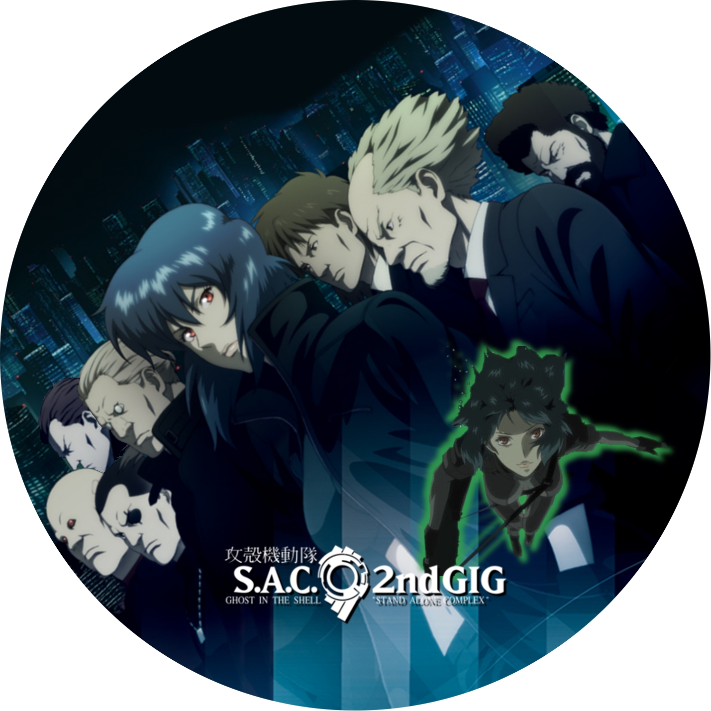 攻殻機動隊 Stand Alone Complex 3作品のdvdラベルです Meechanmama みーちゃんママ の部屋