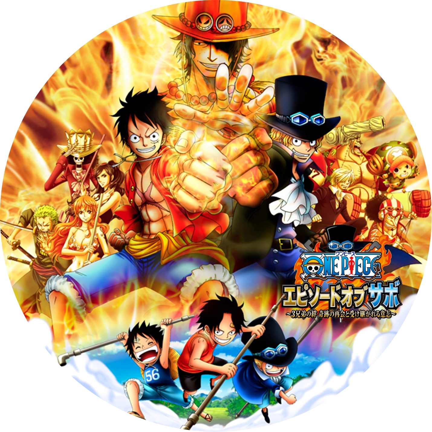 ワンピース One Piece Tvスペシャル3作品 汎用のdvdラベルです Meechanmama みーちゃんママ の部屋